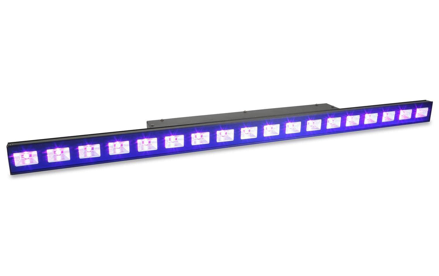 BeamZ LCB48UV LED Bar, 18x 3W, UV, 6ch DMX IRC, 1m