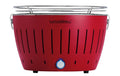 LotusGrill Tischgrill, feuerrot 32 cm Grillfläche, mit USB
