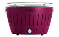 LotusGrill Tischgrill, pflaumenlila 32 cm Grillfläche, mit USB