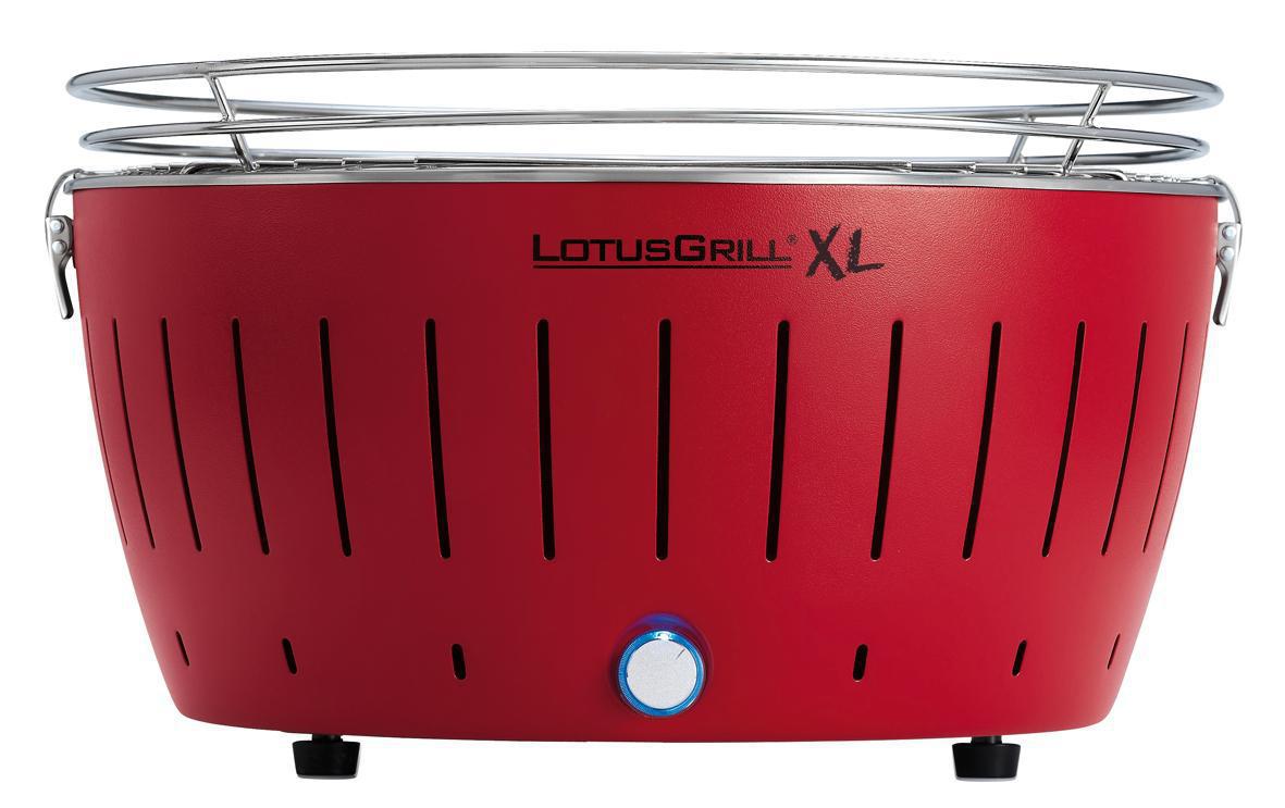 LotusGrill Tischgrill XL, feuerrot 40.5 cm Grillfläche, mit USB