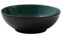 Bitz Salatschüssel 30cm schwarz/grün 1 Stück, D: 30cm, H: 10cm, Stoneware