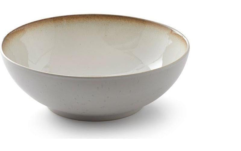 Bitz, Salatschüssel 30 cm, Beige/Crème 1 Stück, D: 30cm, H: 10cm, Stoneware