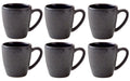 Bitz Kaffeetasse 190ml Schwarz/Blau 6 Stück, V: 190ml, H: 8cm, D: 6.8cm