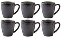 Bitz, Kaffeetasse 190 ml, 6 Stück, Grün/Sch 6 Stück, V: 190ml, H: 8cm, D: 6.8cm