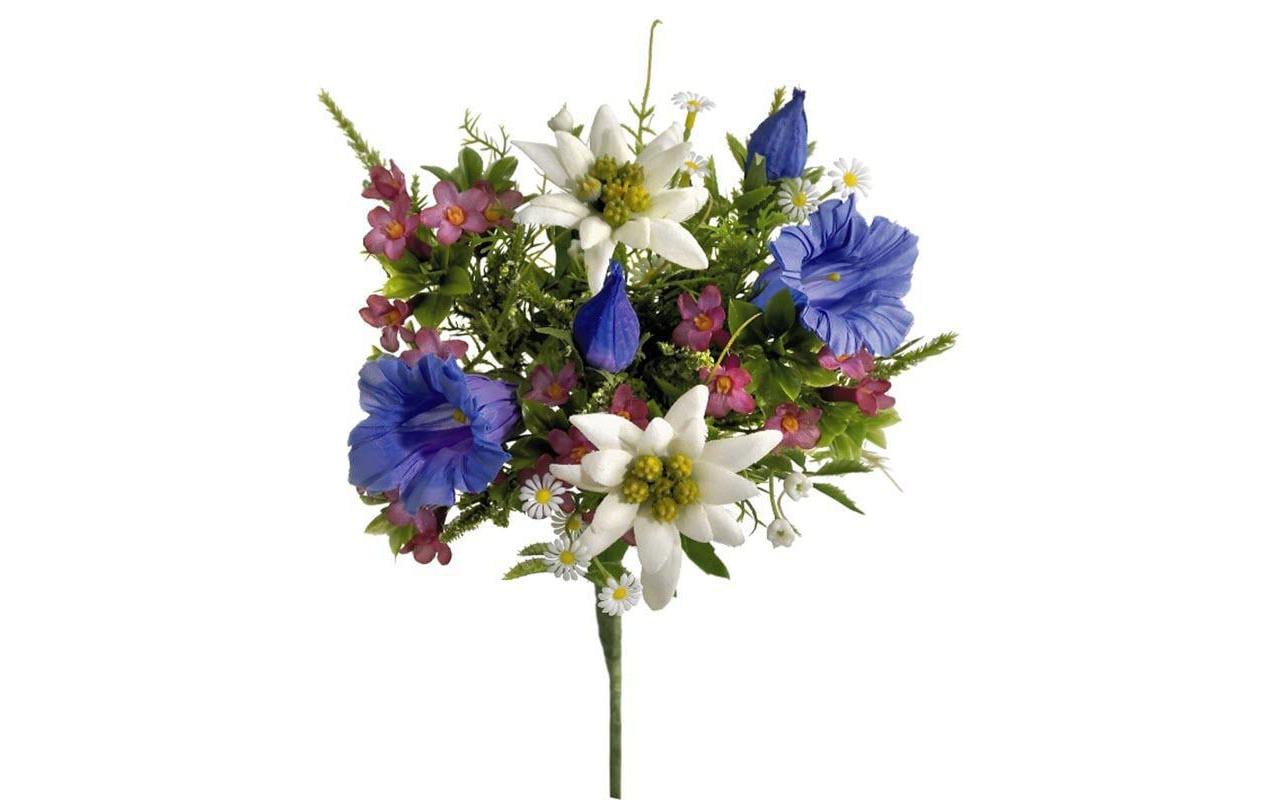 Botanic-Haus Alpenblütenstrauss 22 cm, Polyester