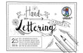 URSUS Handlettering Paper A6 25 Blatt, 200g, weiss