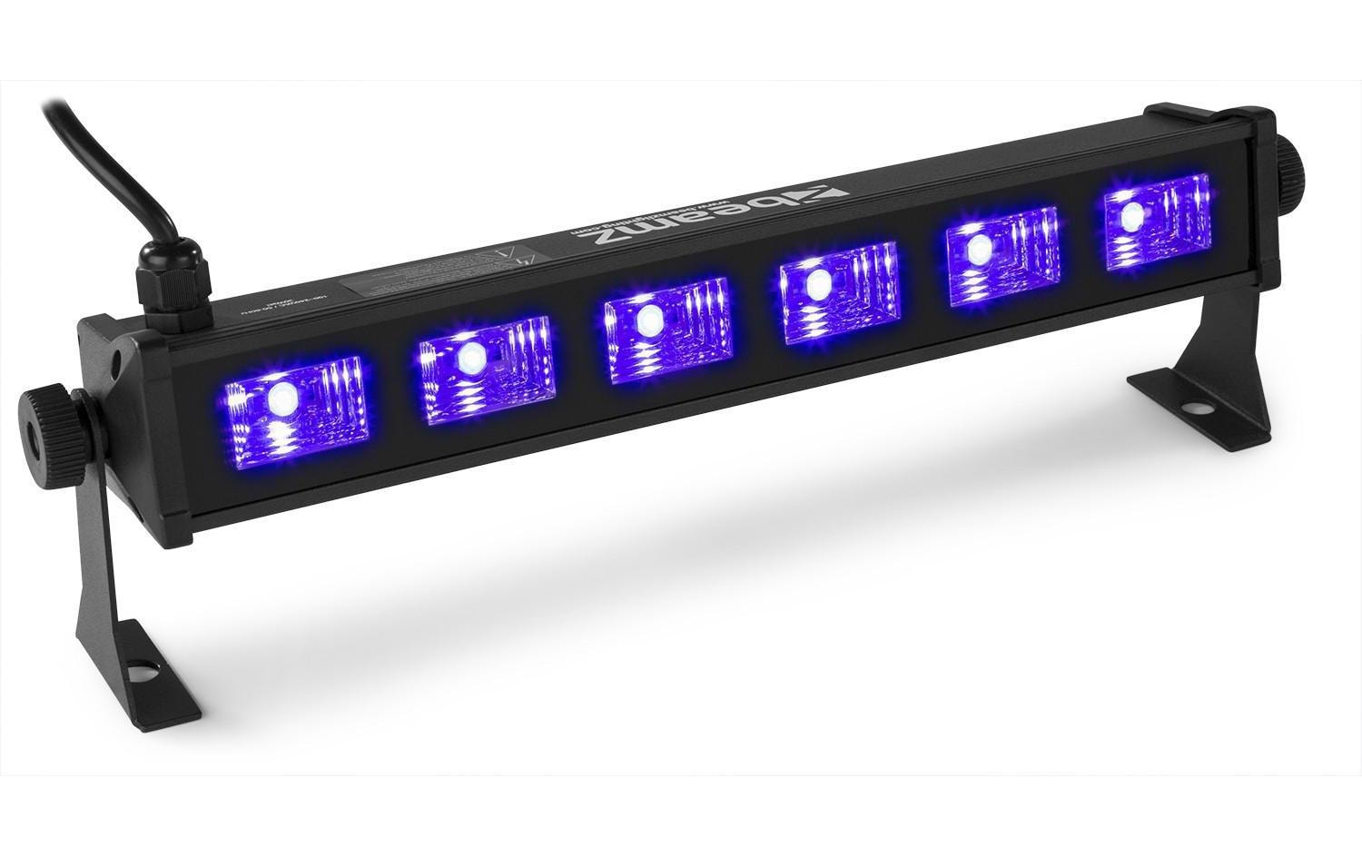 BeamZ BUV63 LED Bar, 6x 3W, UV