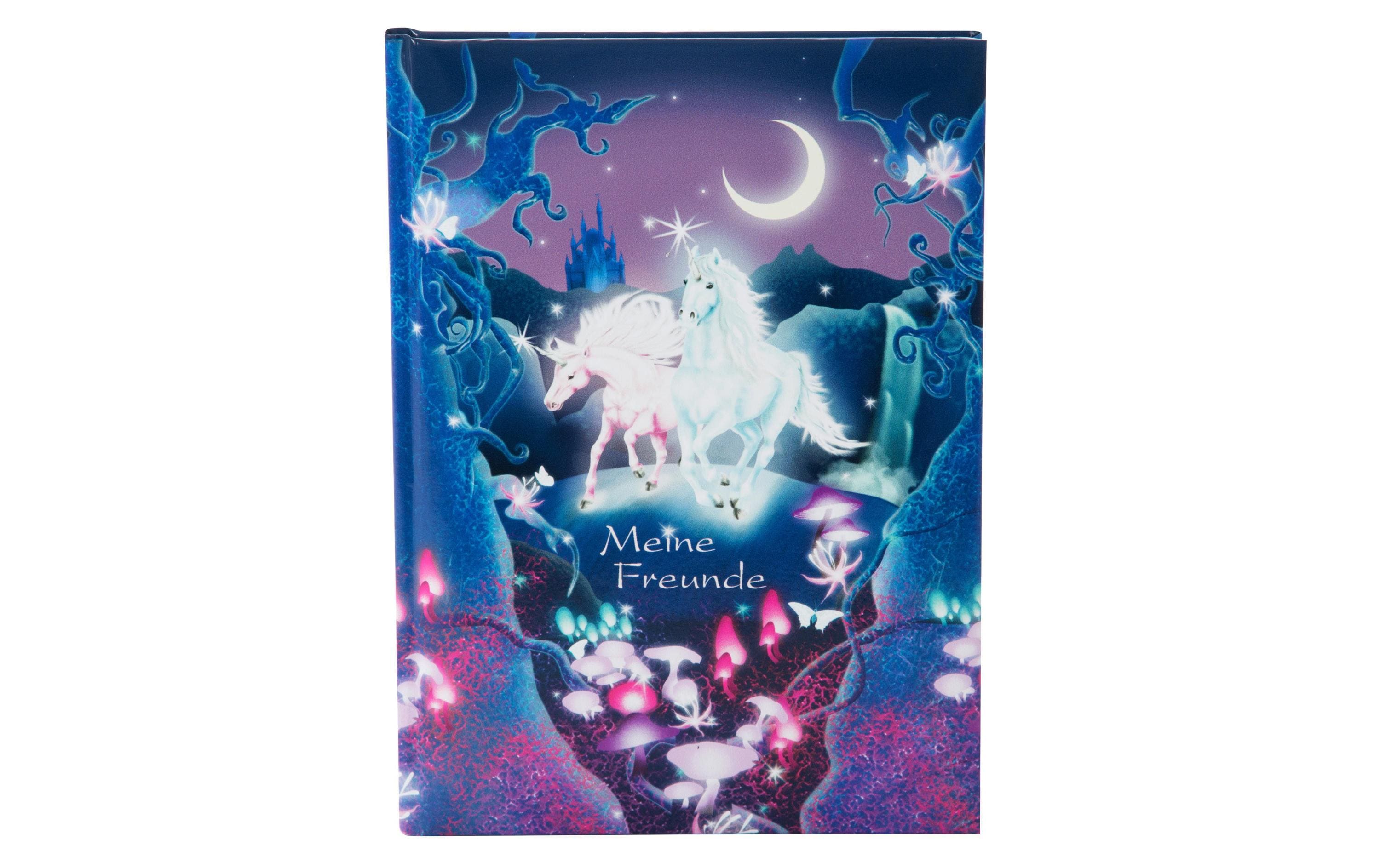 Goldbuch Freundebuch Unicorn 1 Stück, Grösse: A5, 88 Blatt