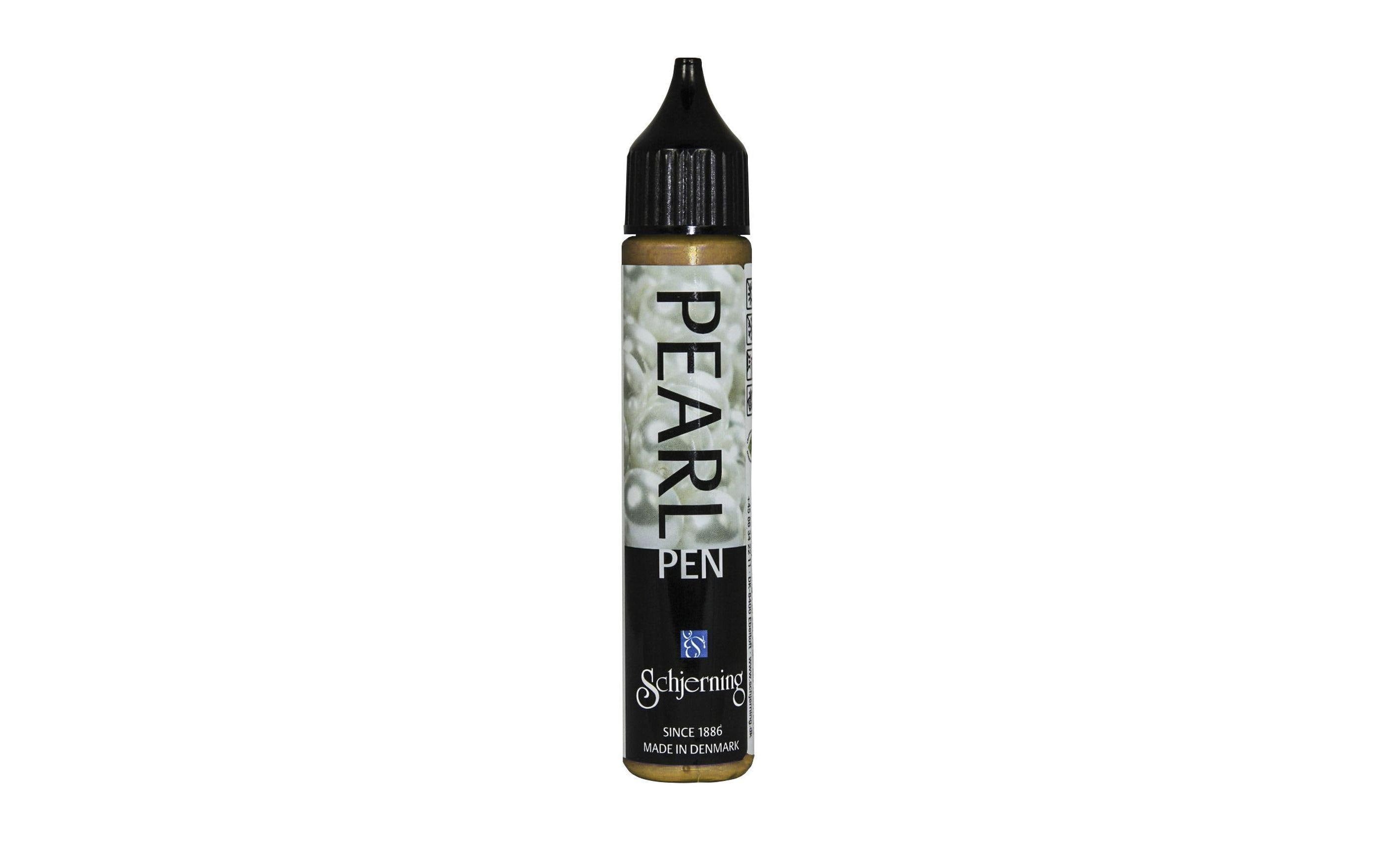 Schjerning Perlentropfenfarbe Pearl Pen Stift à 28 ml, caramell