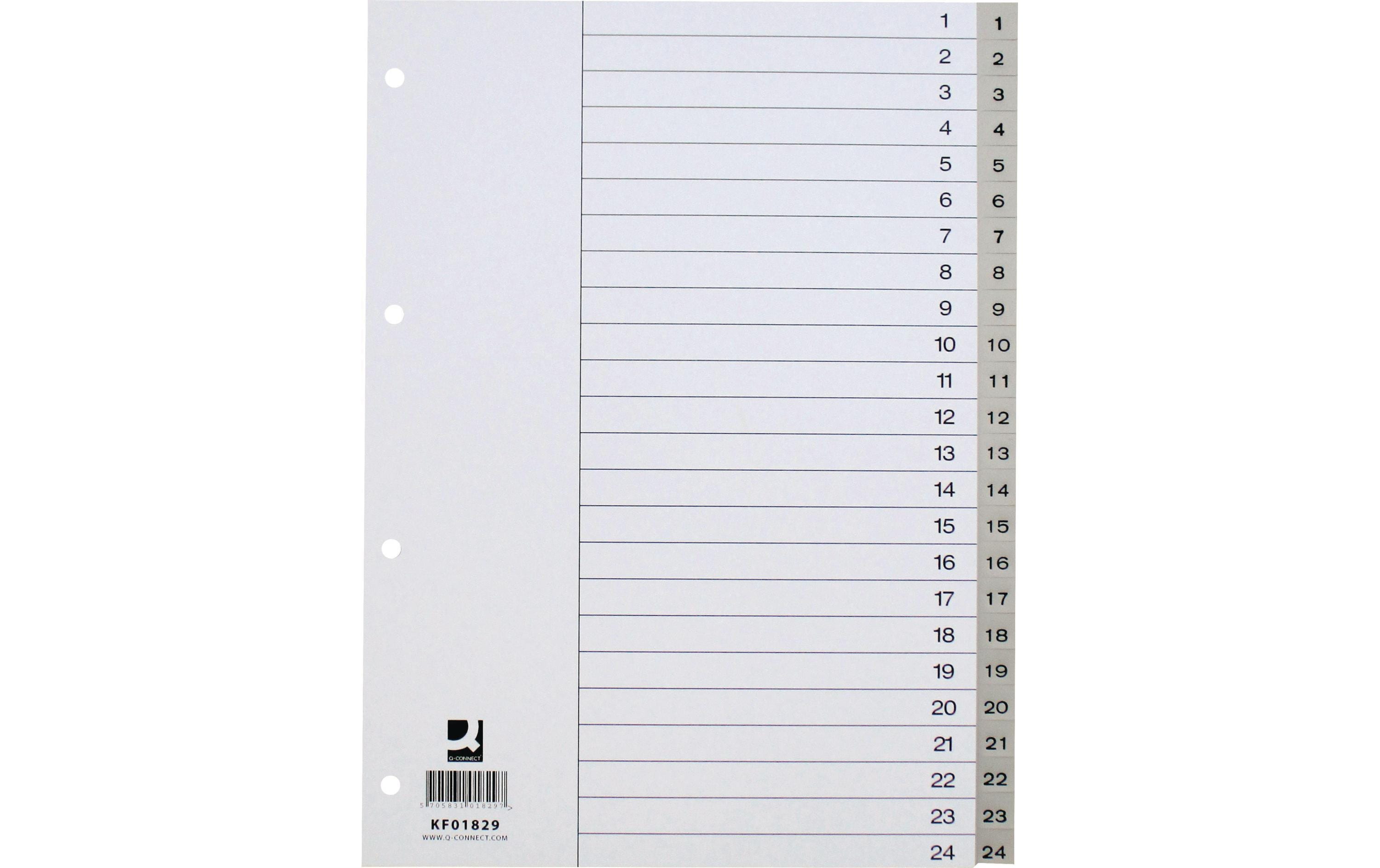 Connect Register A4 1-24, PP