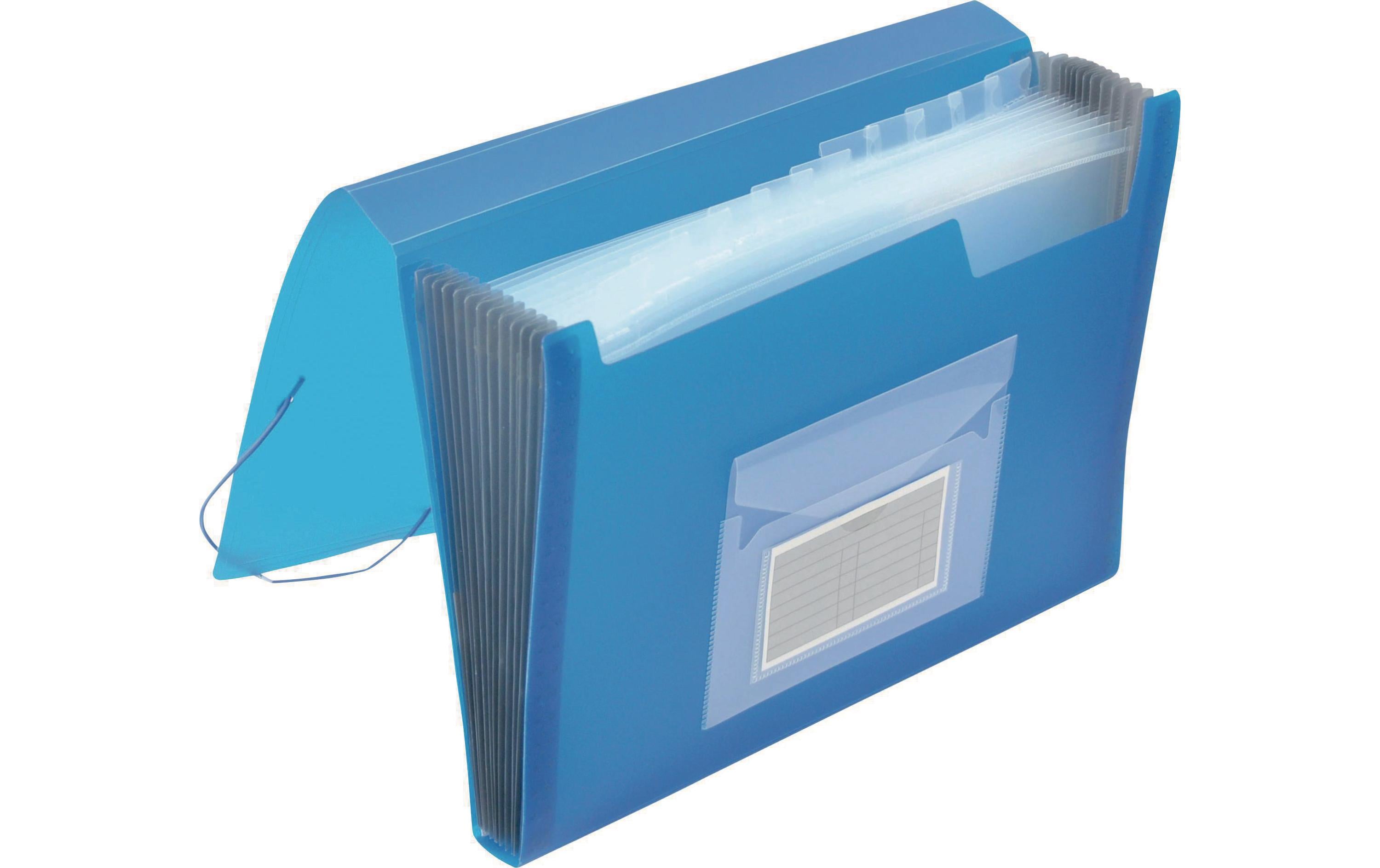Connect Fächermappe 13 Tabs, blau