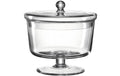 Leonardo Dose auf Fuss 19cm Poesia H: 19cm, D 20cm, Glas