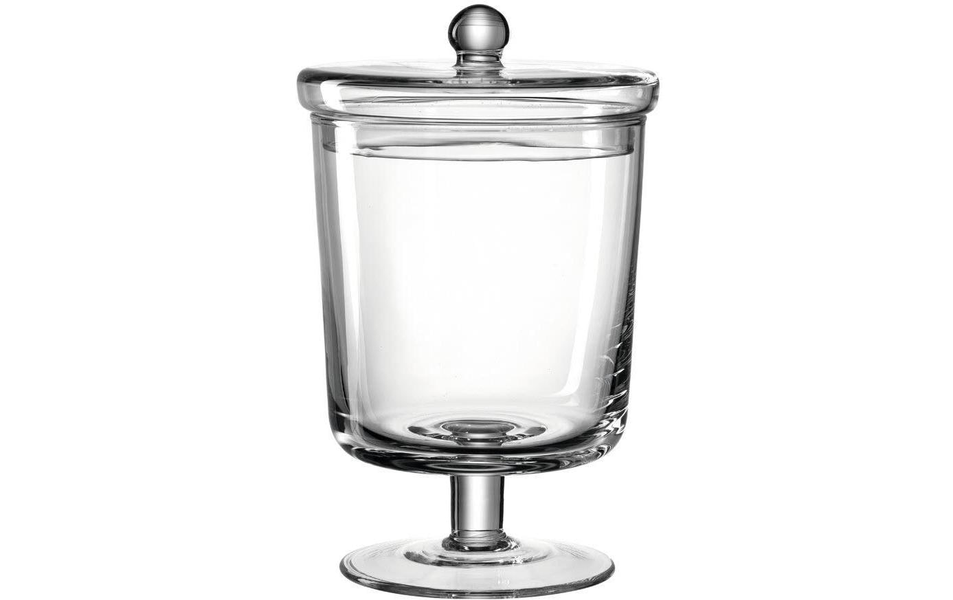 Leonardo Dose auf Fuss 25cm Poesia H: 25cm, D 16cm, Glas