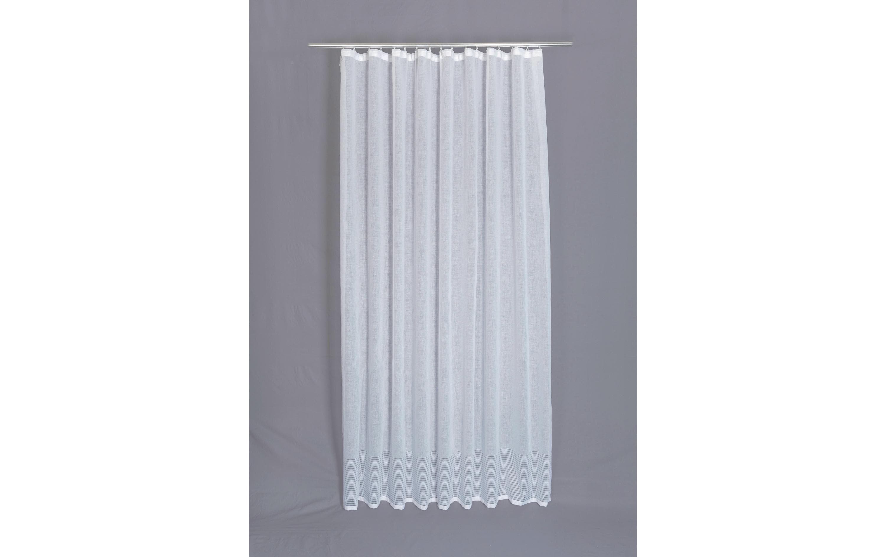 Stotz Gittertüll mit Gleitern Tag Mac 210 x 170 cm, weiss, 100 % PES