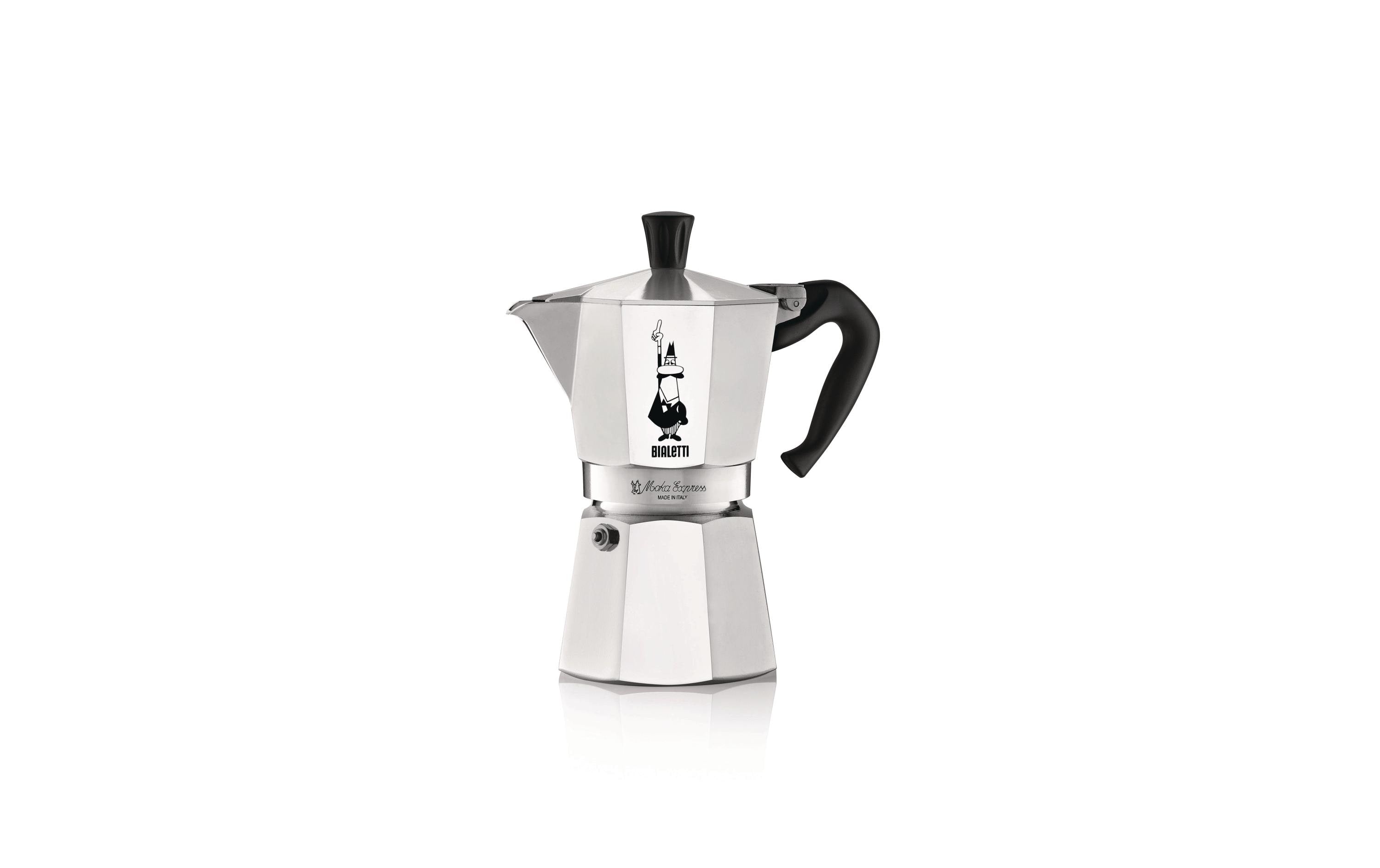 Bialetti Moka Express 4 Tassen Aluminium poliert