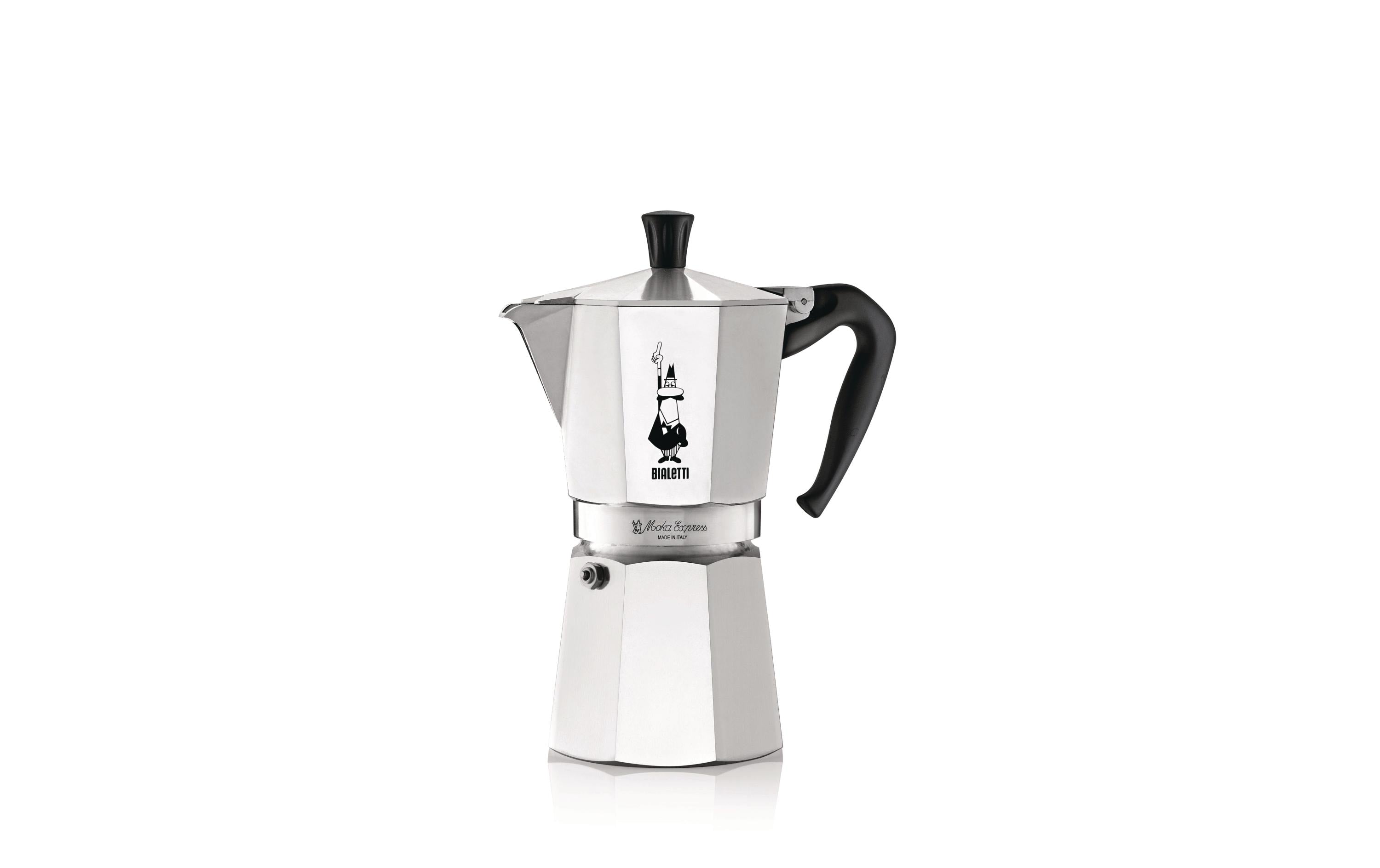 Bialetti Moka Express 9 Tassen Aluminium poliert