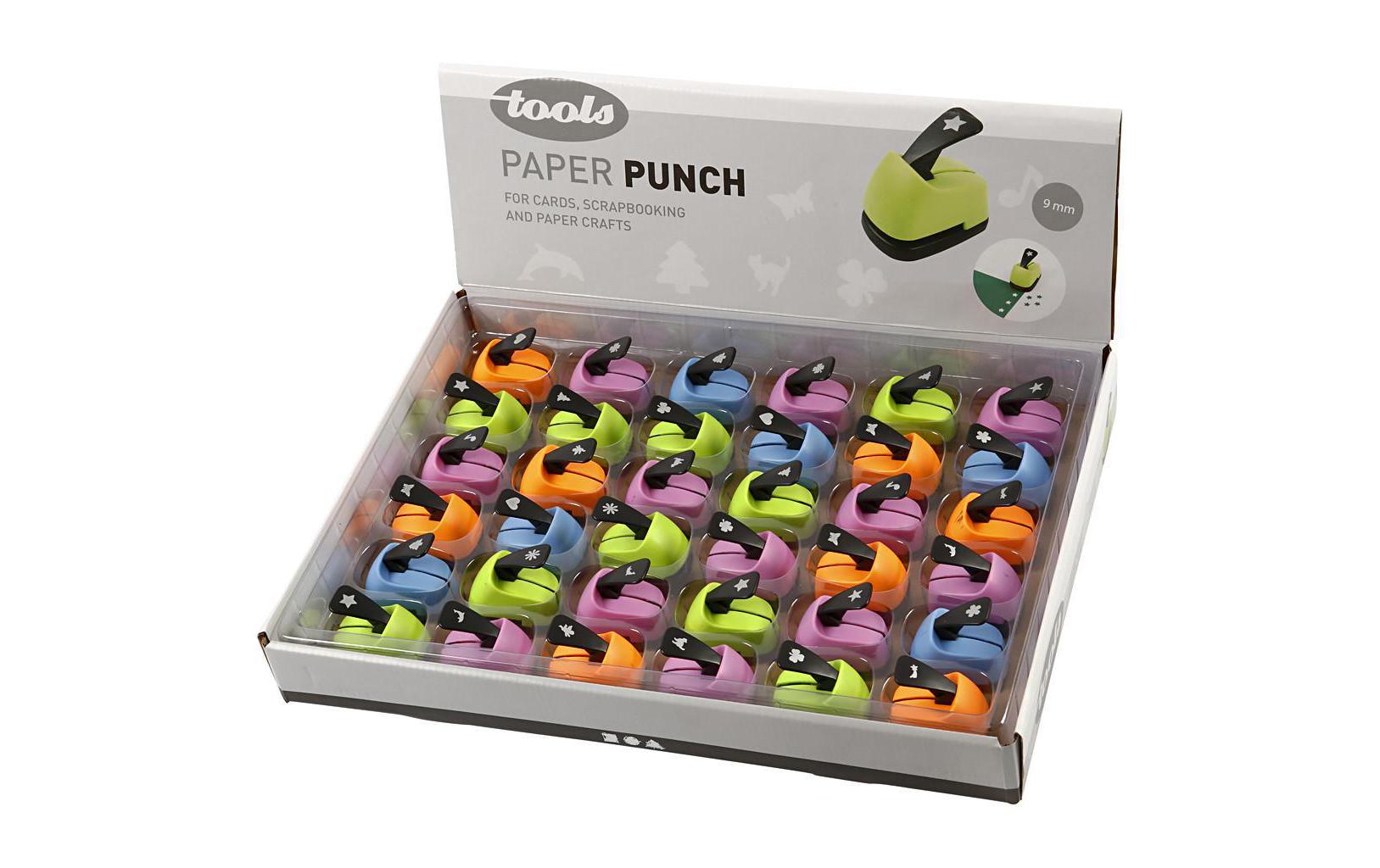Creativ Company Motivlocher Display 36 Stück, 18 Designs