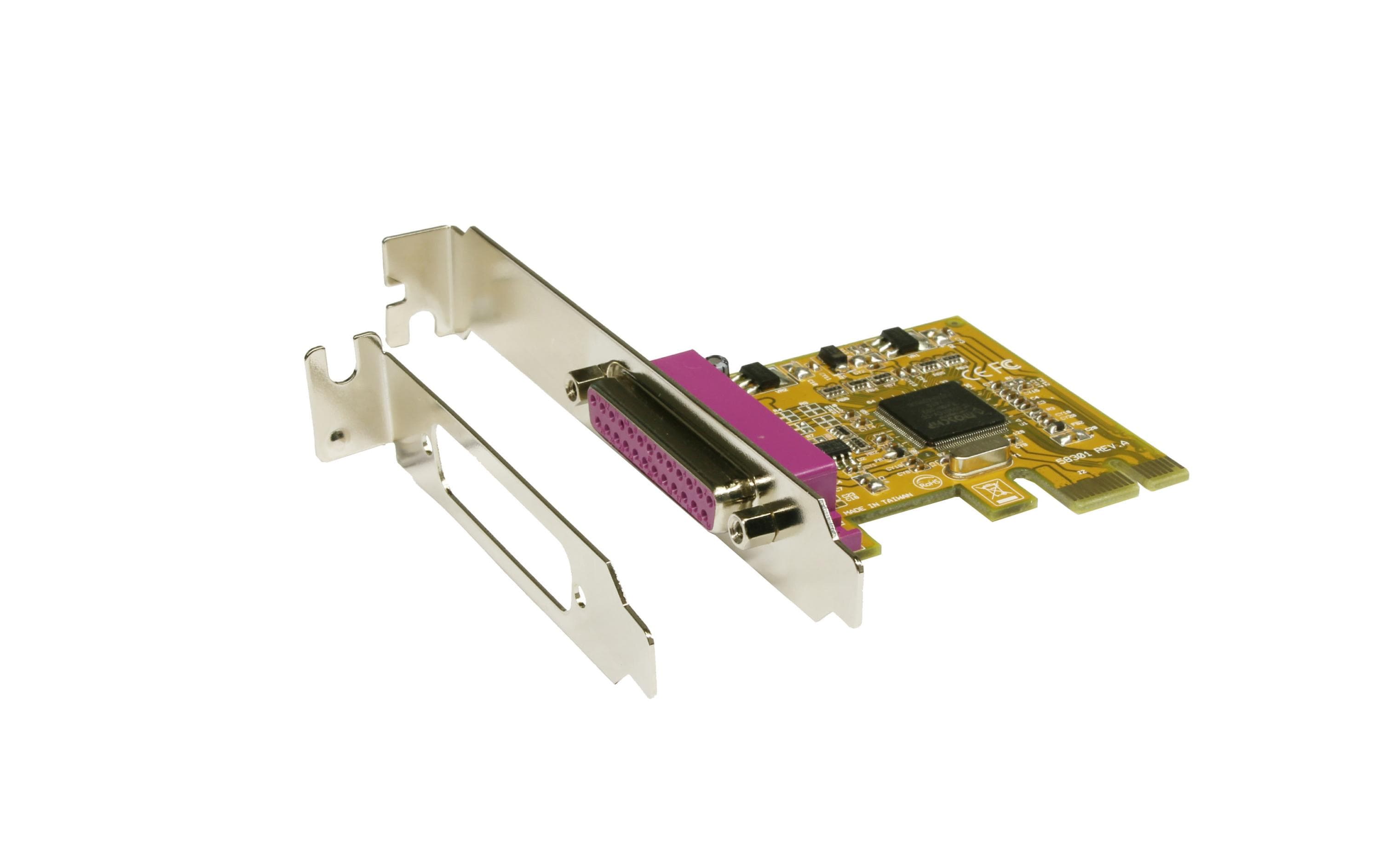 EXSYS EX-44001,1xParallel Port LPT PCI-Express-I/O-Karte, EPP/ECP