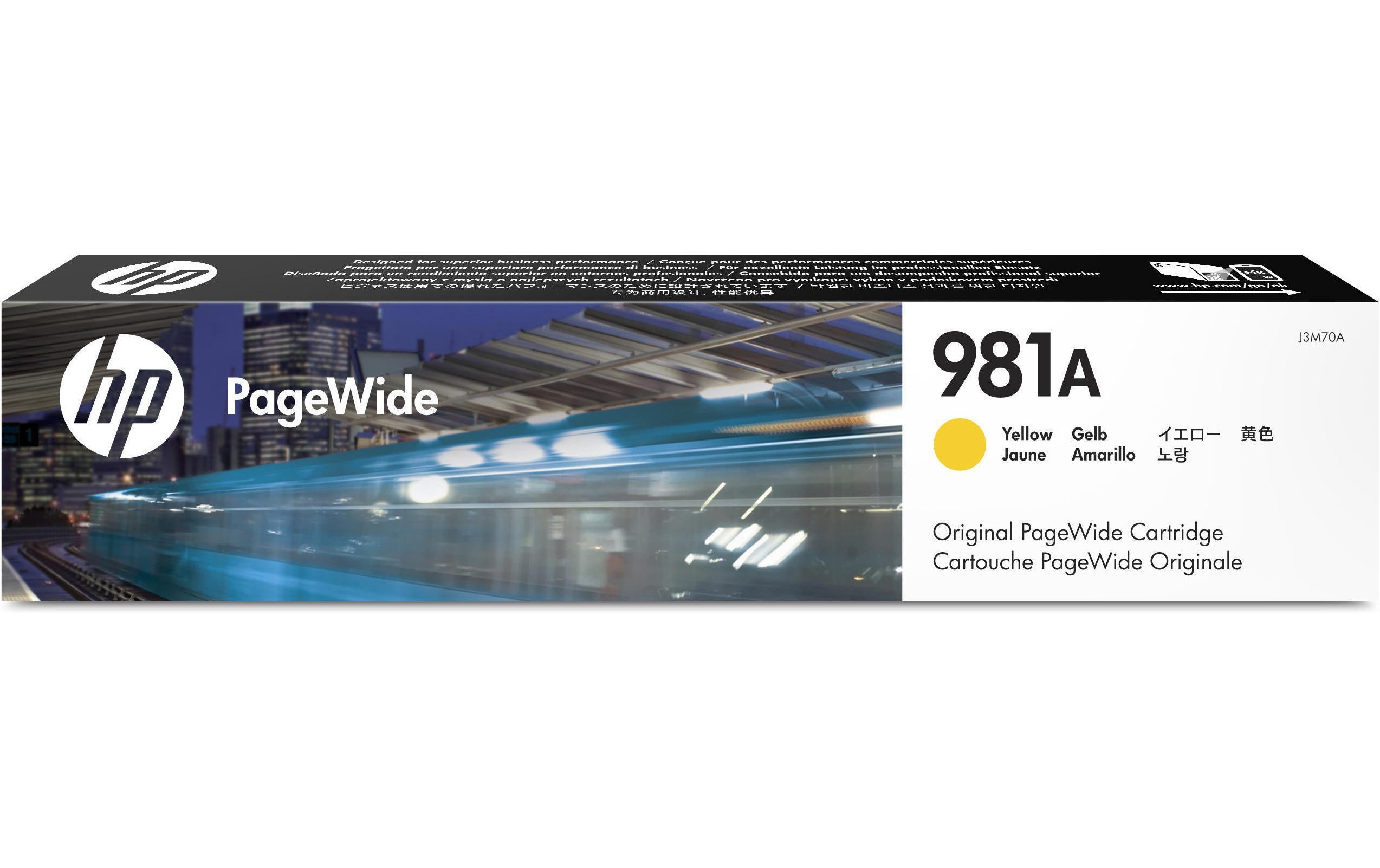 HP Tinte Nr. 981A - Yellow (J3M70A) Seitenkapazität ~ 6'000 Seiten