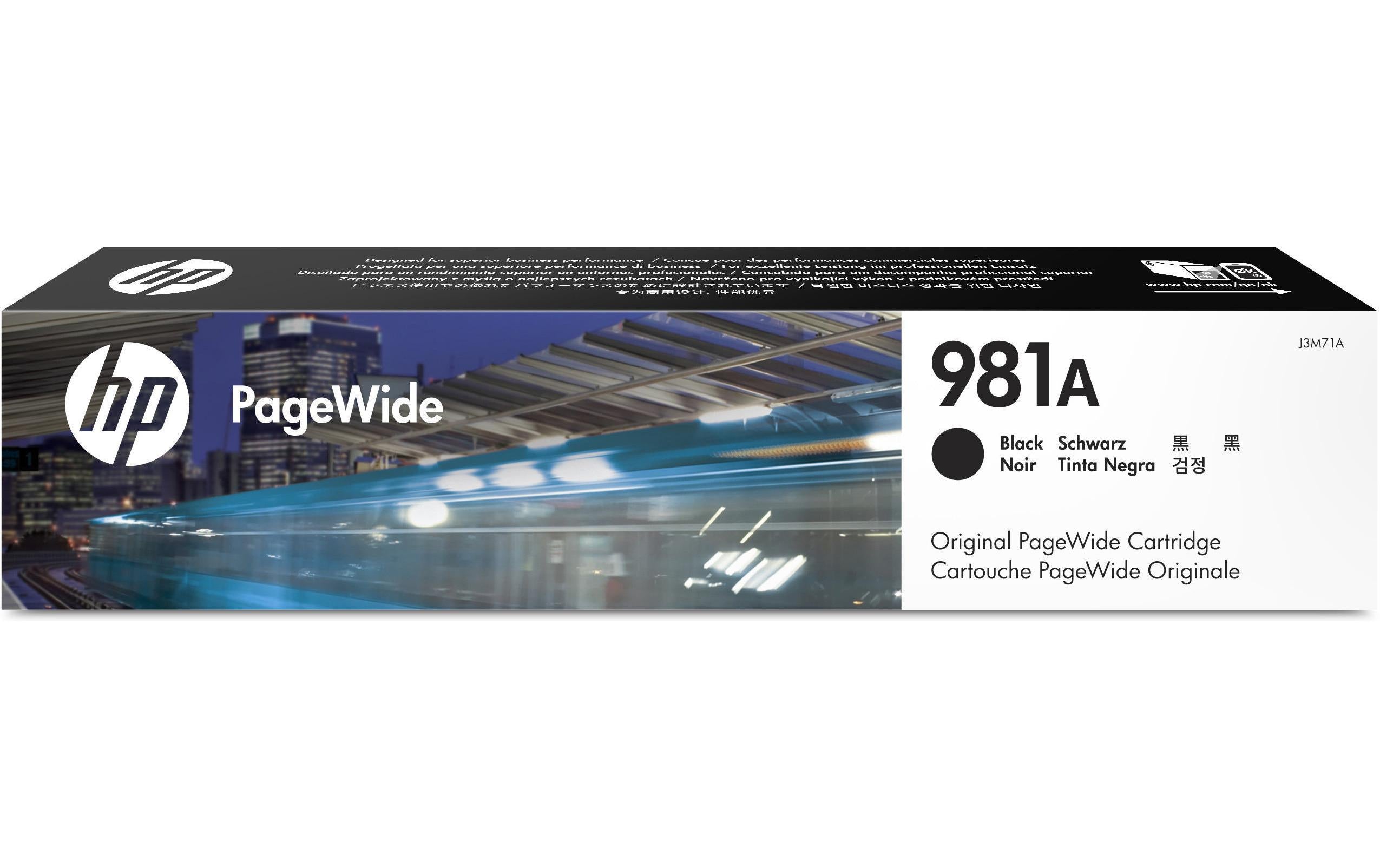 HP Tinte Nr. 981A - Black (J3M71A) Seitenkapazität ~ 6'000 Seiten