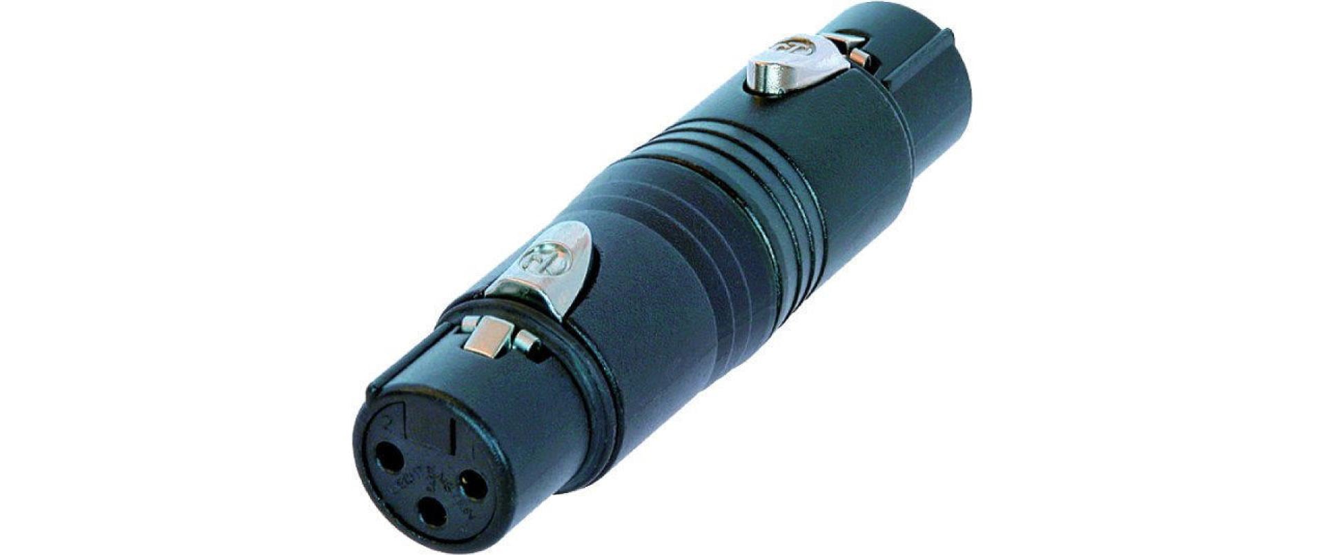 Neutrik NA3FF-B Audio Adapter