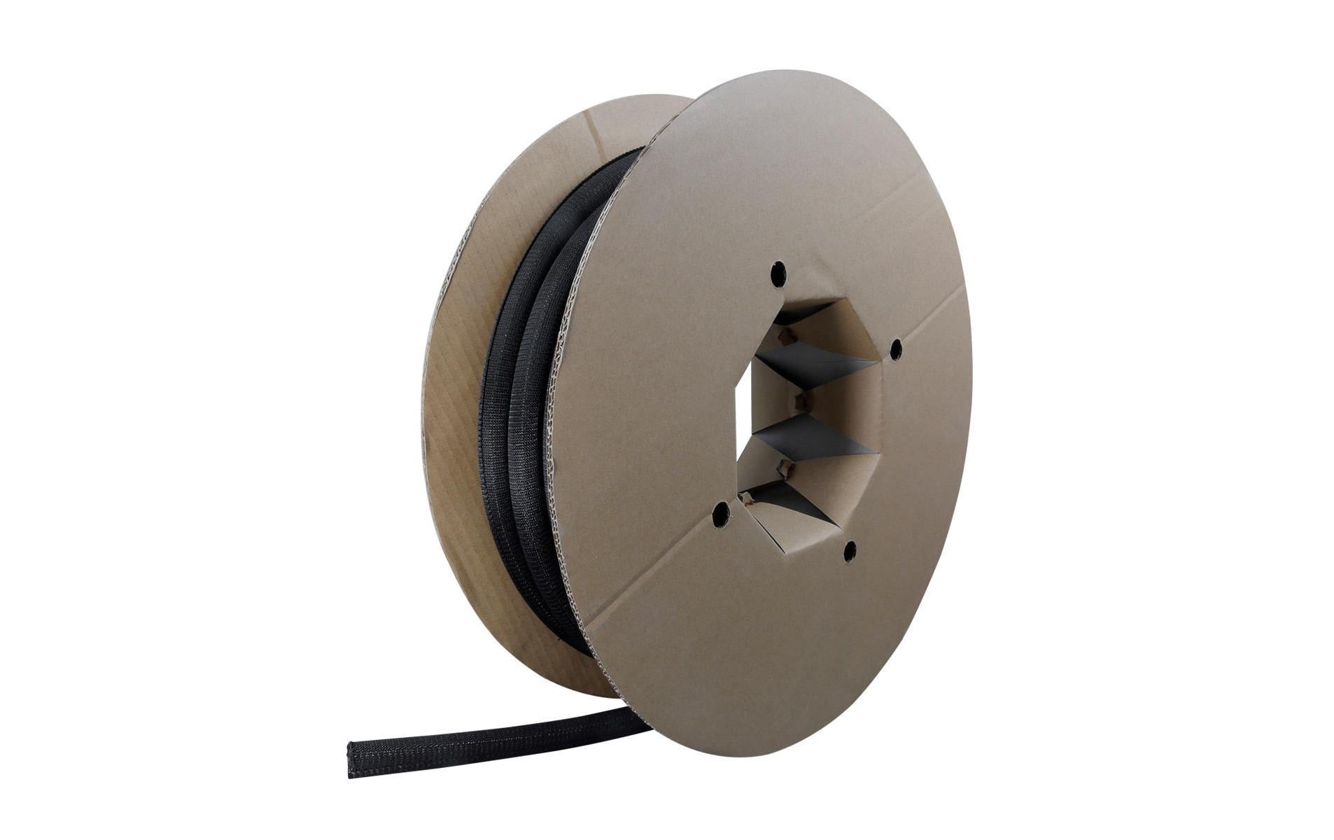 Label-the-cable Kabelschlauch CABLE TUBE schwarz, 25 m, selbstschliessend