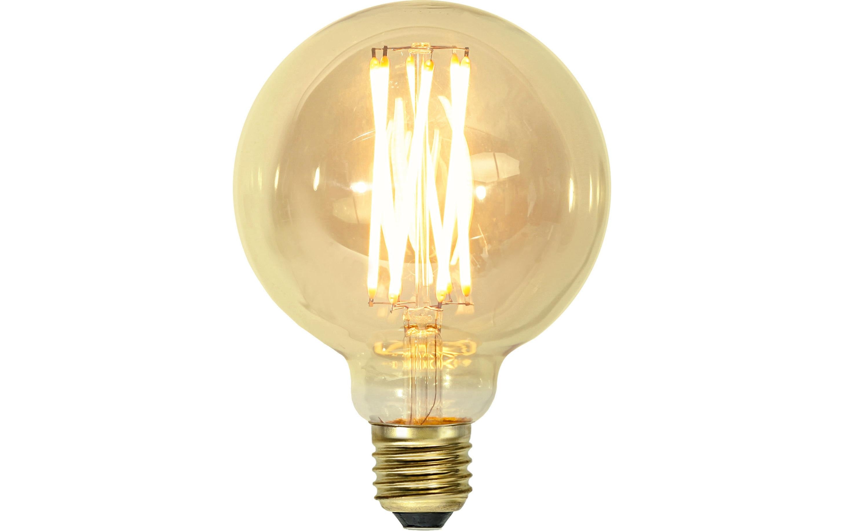 LED Filament Kugel G95 E27 3.8W (25W) 240lm, dimmbar, 1800K, EEF: A+
