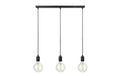 MARKSLOJD Sky 3L Pendelleuchte Schwarz 106336, 3x E27 60W, Dimmbar