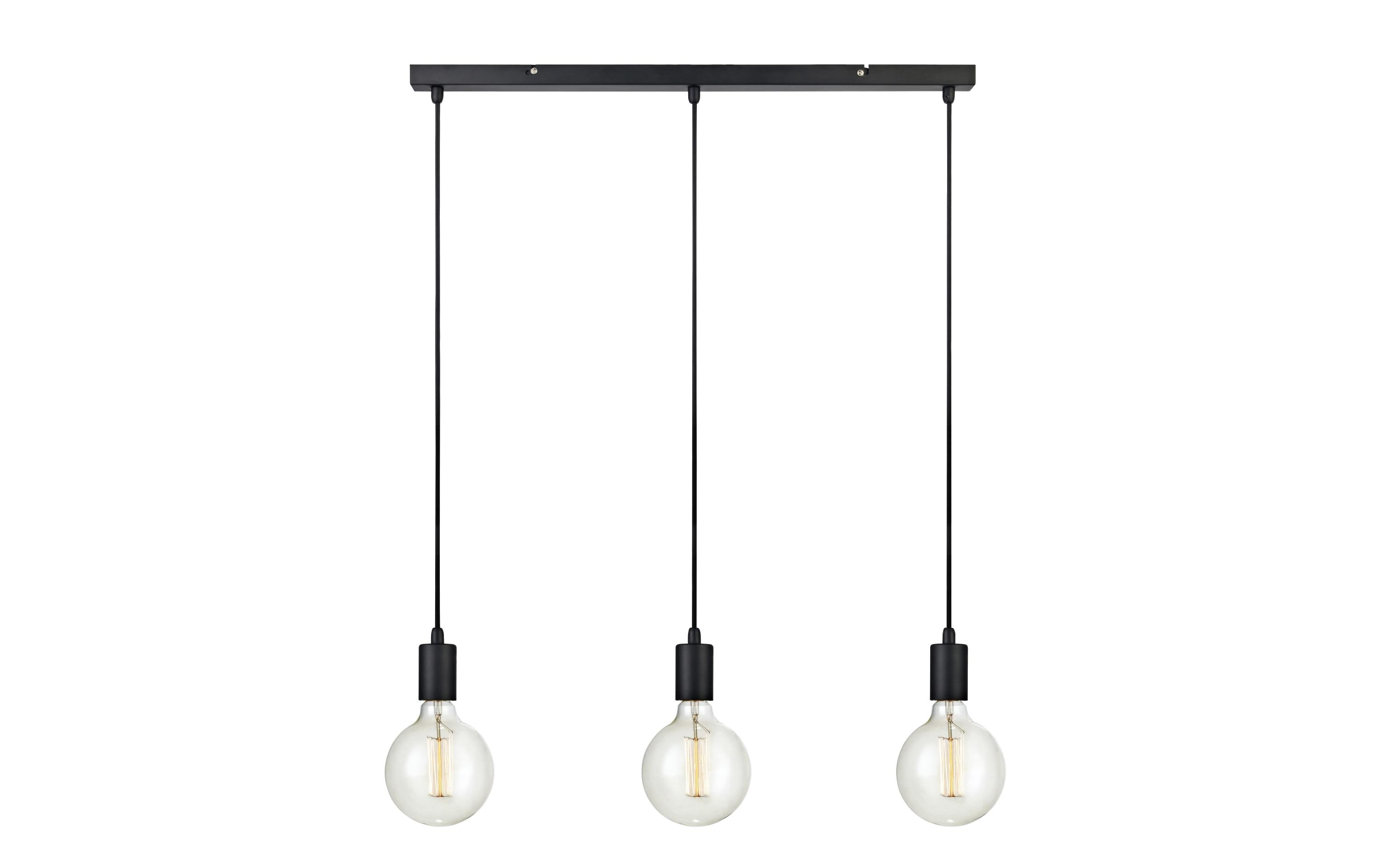 MARKSLOJD Sky 3L Pendelleuchte Schwarz 106336, 3x E27 60W, Dimmbar