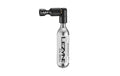 Lezyne Trigger Drive CO2 Black/Hi Gloss Farbe: schwarz, aus Stahl, mit Manometer