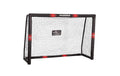 Hudora Fussballtor Pro Tect 180 schwarz/rot, 180 x 60 x 120cm