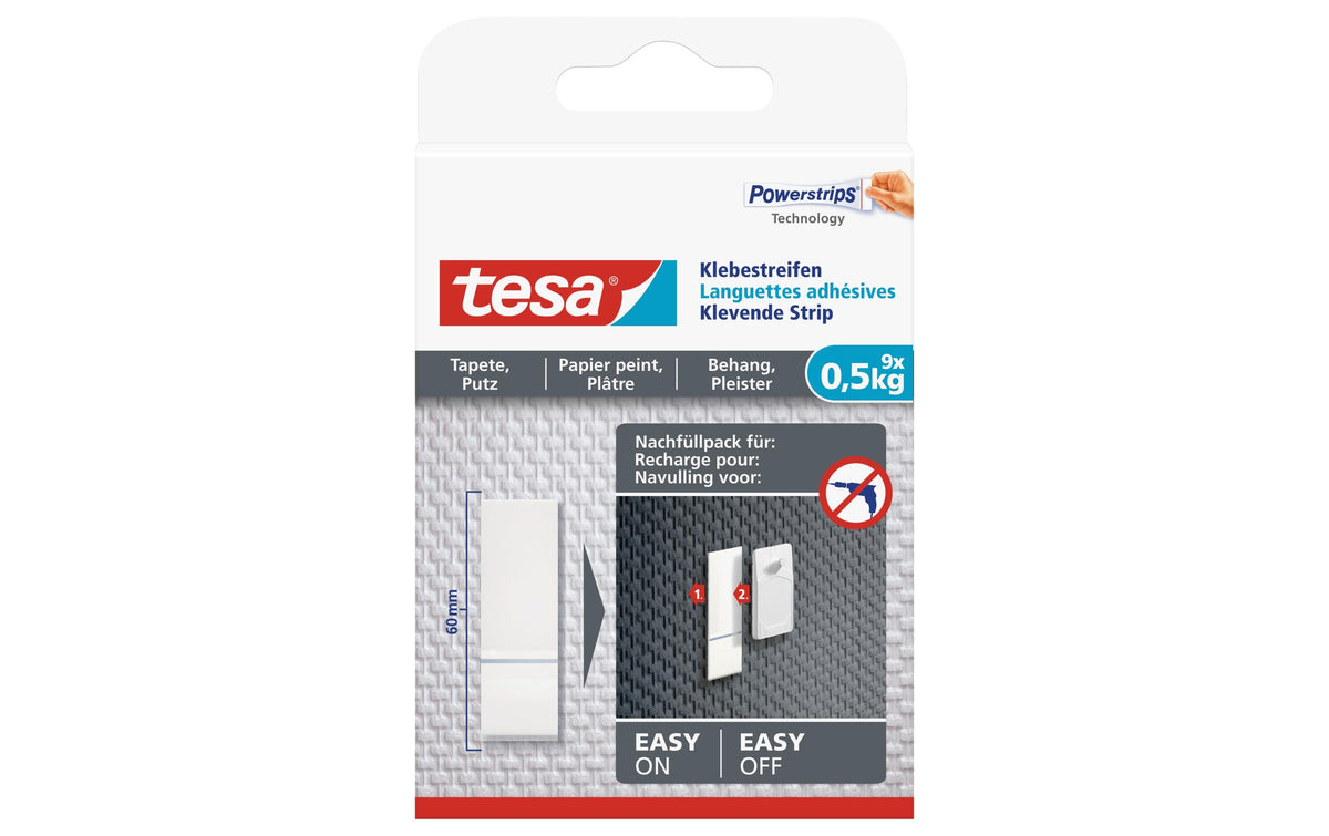 Klebestreifen Tapete&Putz, 0,5 kg 9 x 0,5KG
