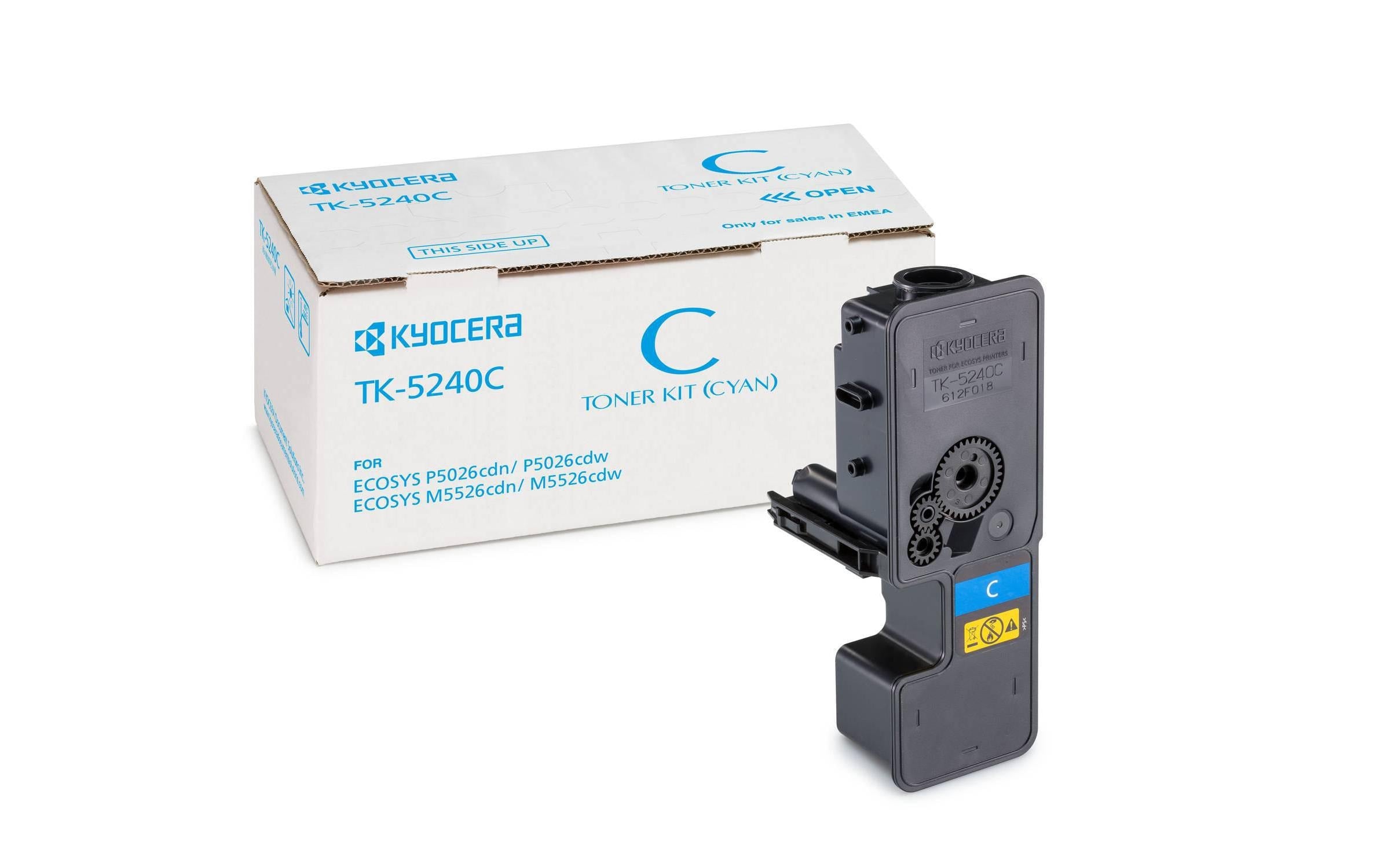 Toner Kyocera TK-5240C, cyan, ca. 3'000 S.,