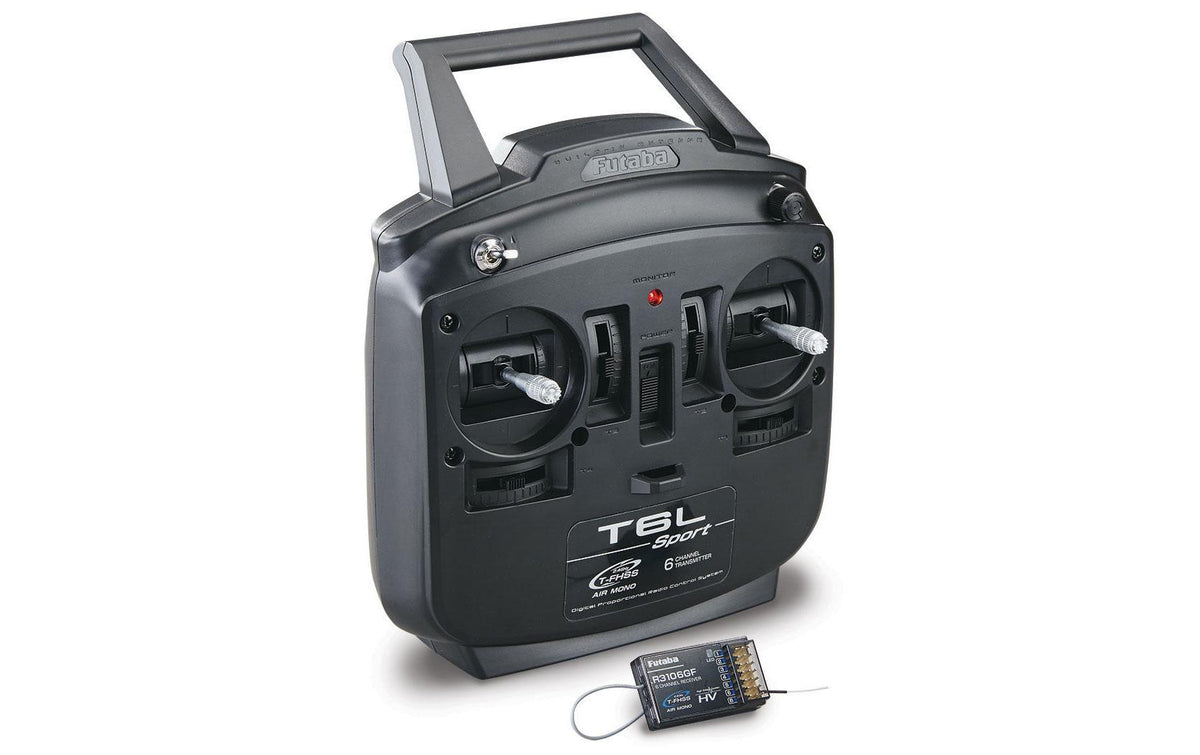 Futaba T6L Sport 2.4GHz T-FHSS R3106GF 2.4GHz Set für Flugzeuge, 6-Kanal