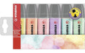 Stabilo Leuchtmarker Pastell 6er Etui türkis, rosa, lila, grün, gelb, rot