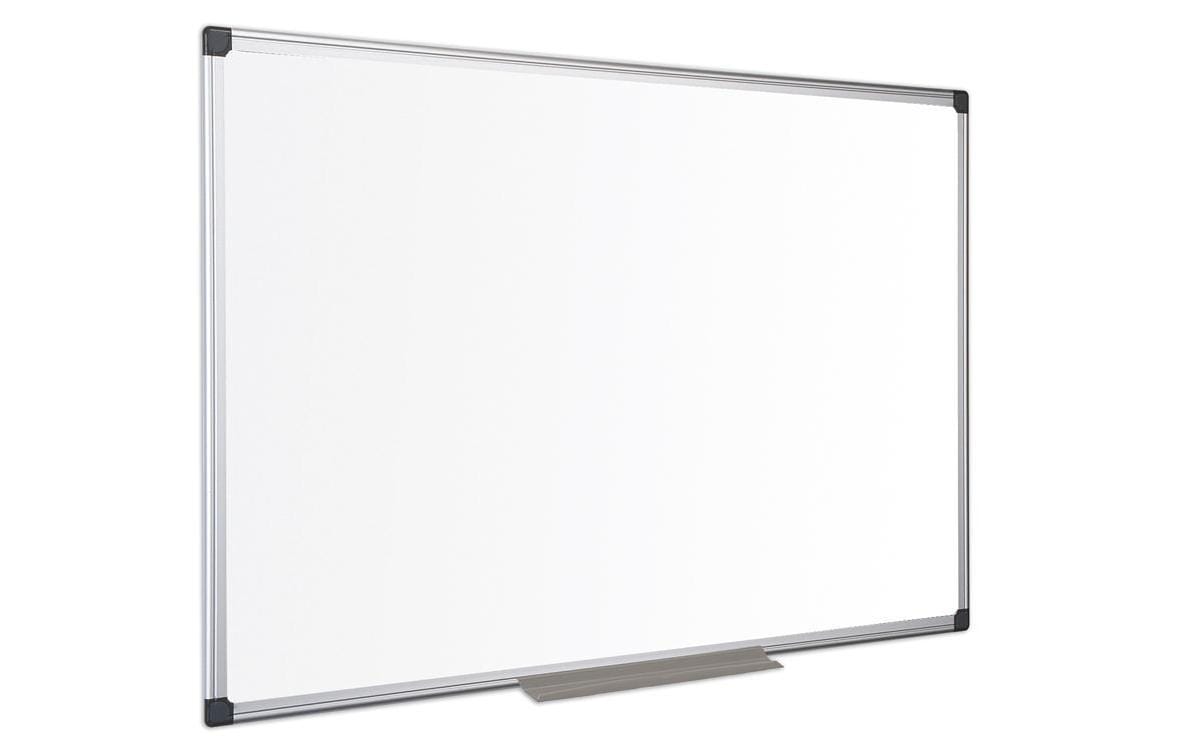 Bi-Office Whiteboard 180 x 120 cm gerastete Oberfläche, mit Alurahmen