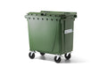 Verwo Kunststoffcontainer 770l Grün, mit Deckel