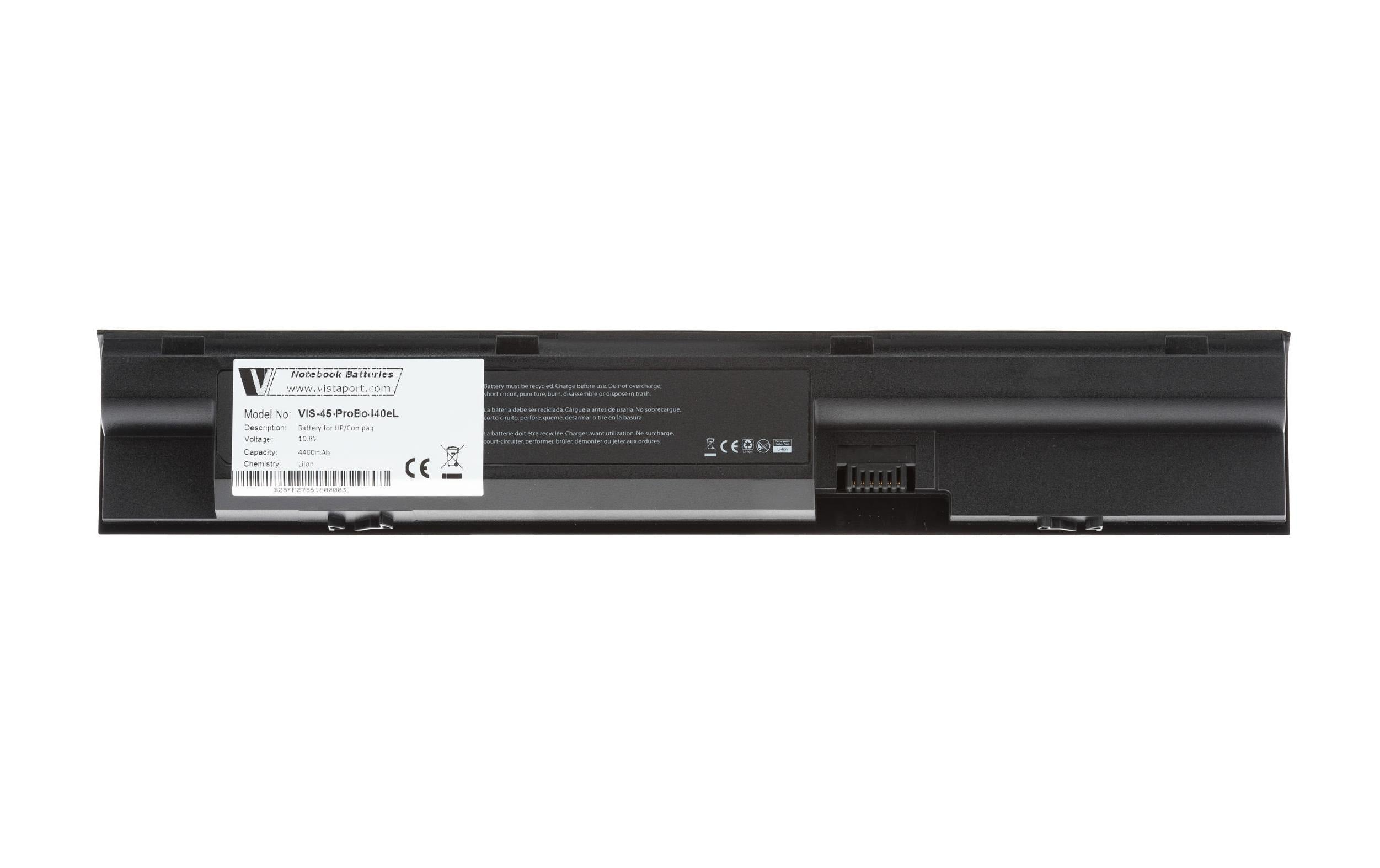 Vistaport Notebook Batteries für HP LiIon, 10.8V, 4400mAh