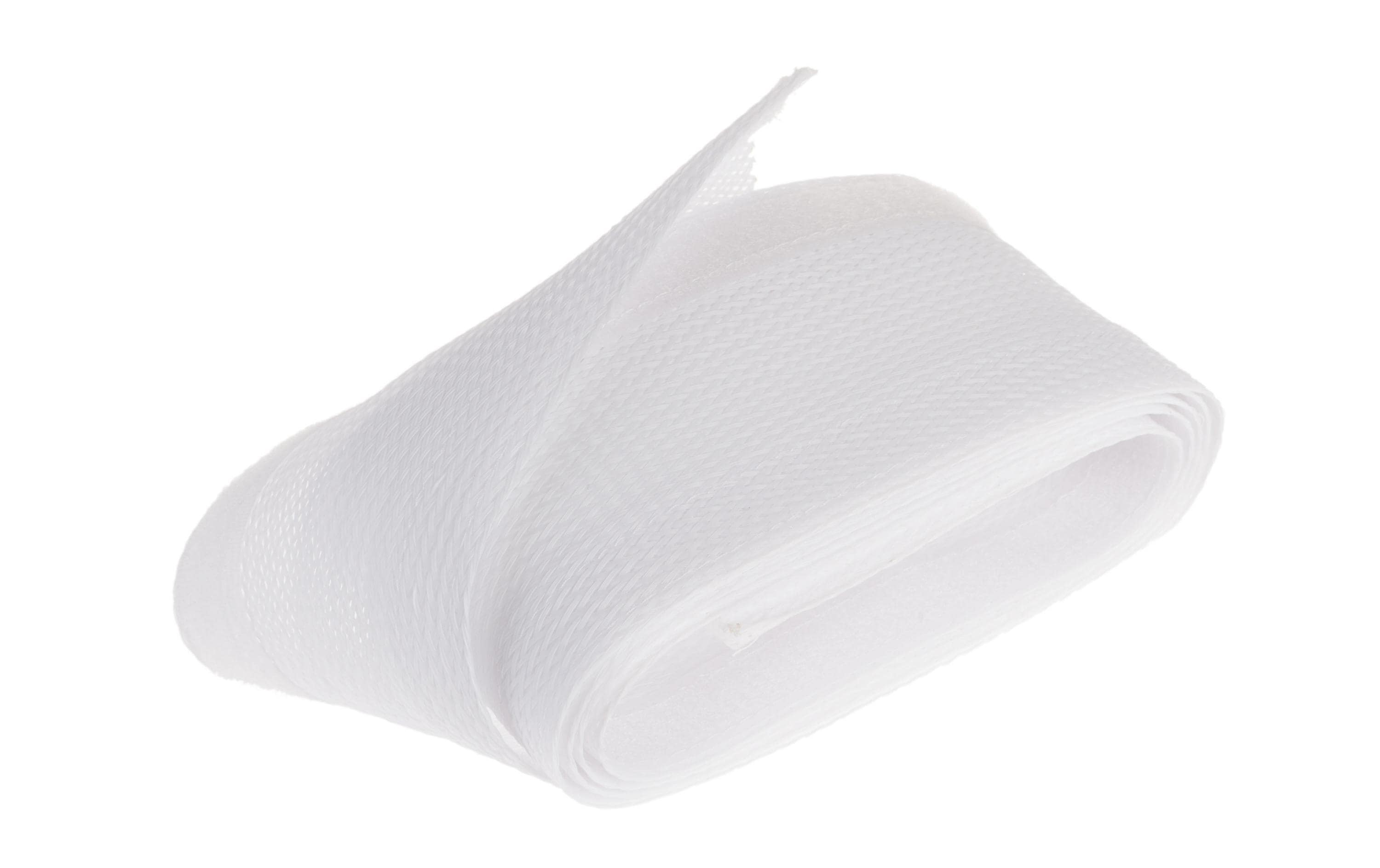 PureMounts Universal Kabelschlauch, weiss 85mm Durchmesser, 1.80m lang, Polyester