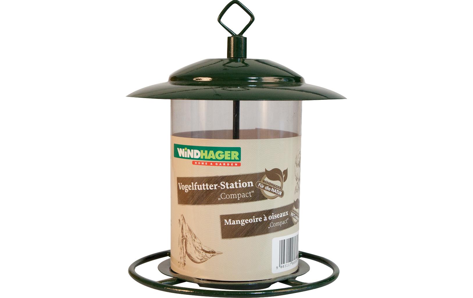 Windhager Vogelfutter-Silo Compact Transparent aus Kunststoff