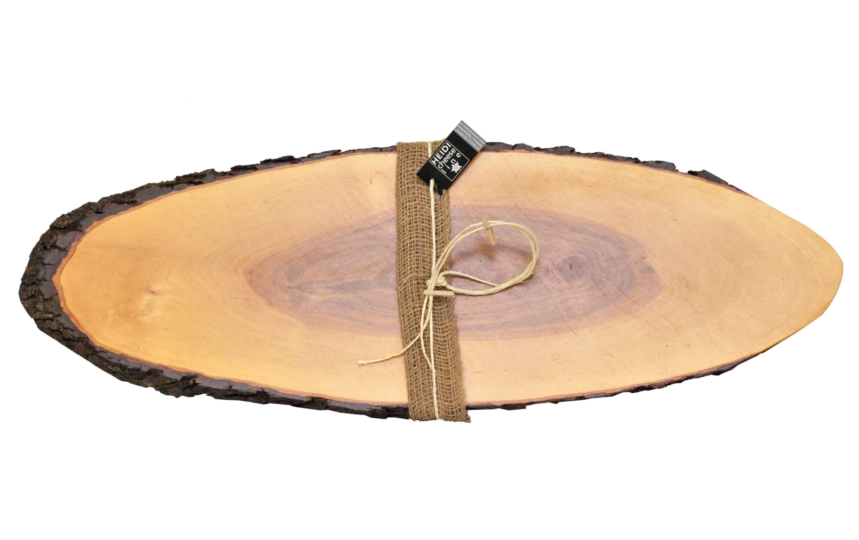 Heidi Cheese Line Servierplatte oval 70cm Esche, Grösse 70x26x2cm, Handwäsche