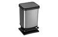 Rotho Treteimer Paso carbon metallic Fassungsvermögen 20 Liter