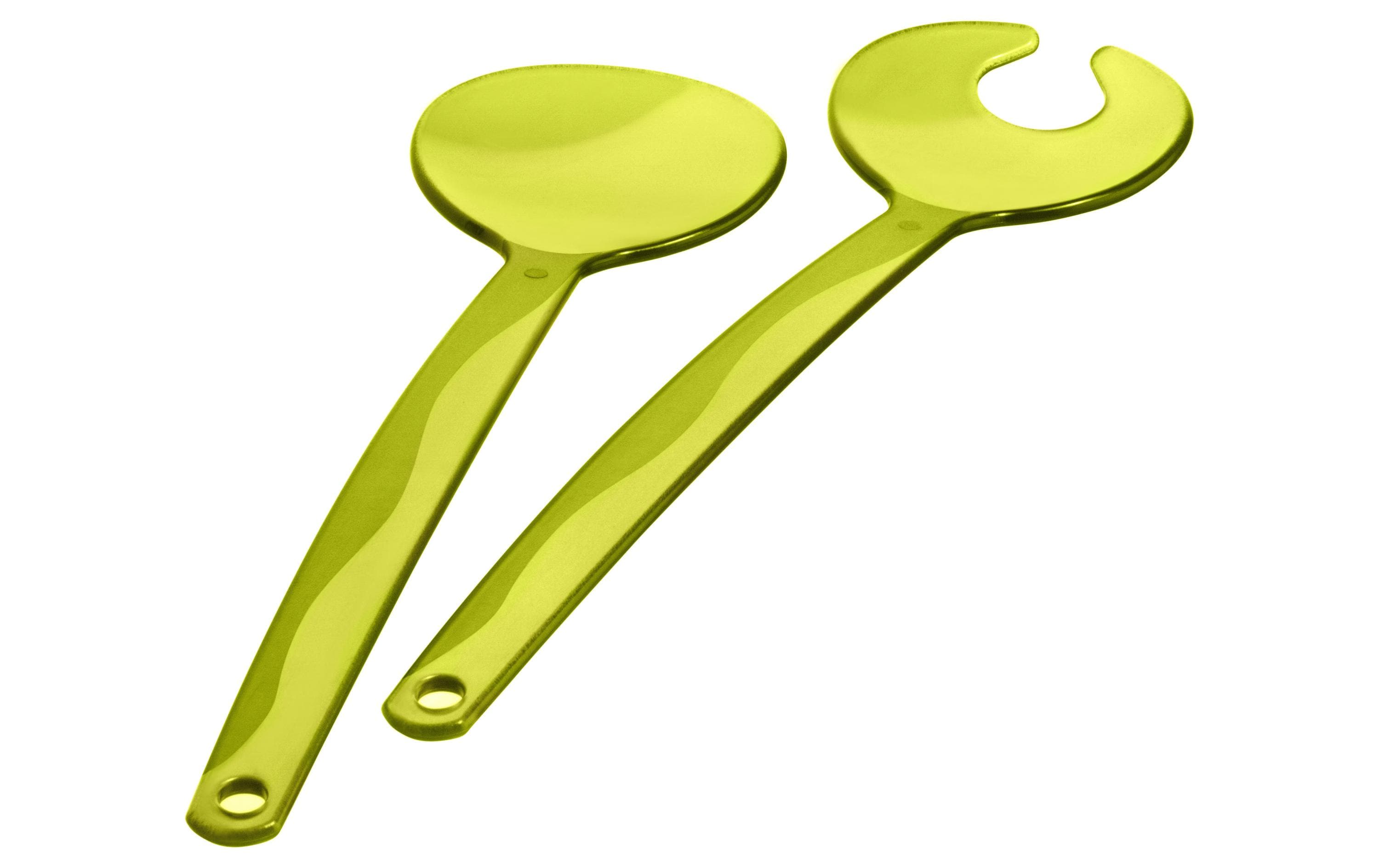 Rotho Salatbesteck Onda Lime hellgrün, 305x80x10 mm