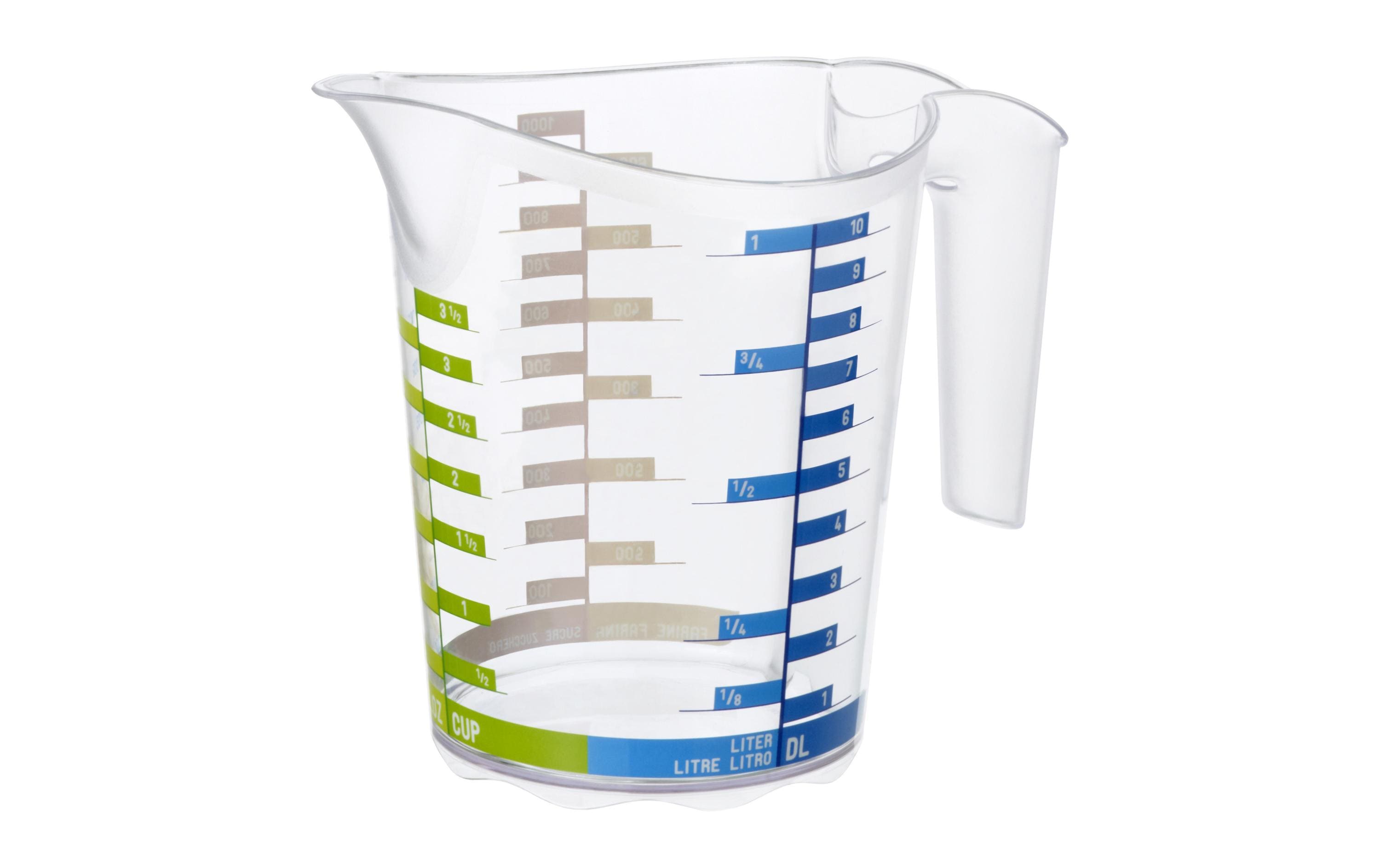 Rotho Messbecher Domino Dekor 1.0 L 185x124x157 mm