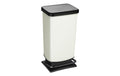 Rotho Treteimer Paso cool white Fassungsvermögen 40 Liter