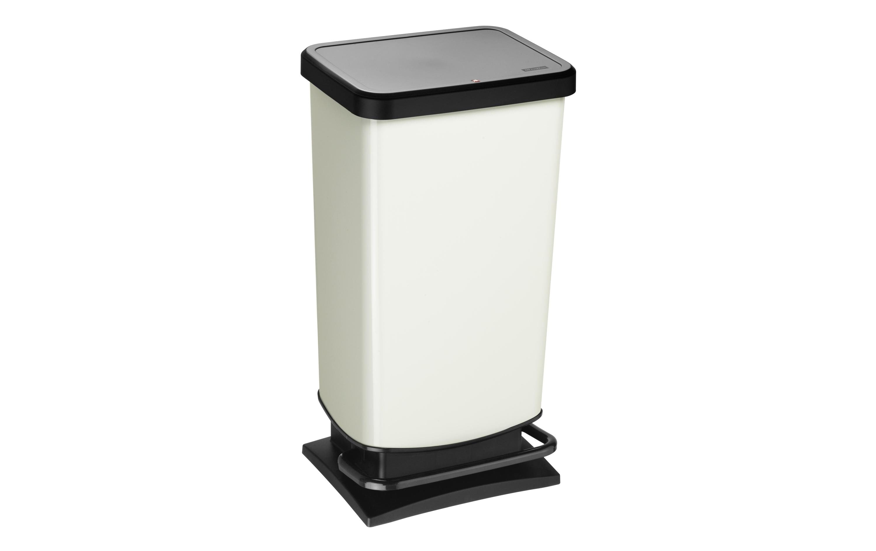 Rotho Treteimer Paso cool white Fassungsvermögen 40 Liter
