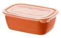 Rotho Mikrowellendose Eco Papaya 1.0 rot, 193x136x73 mm