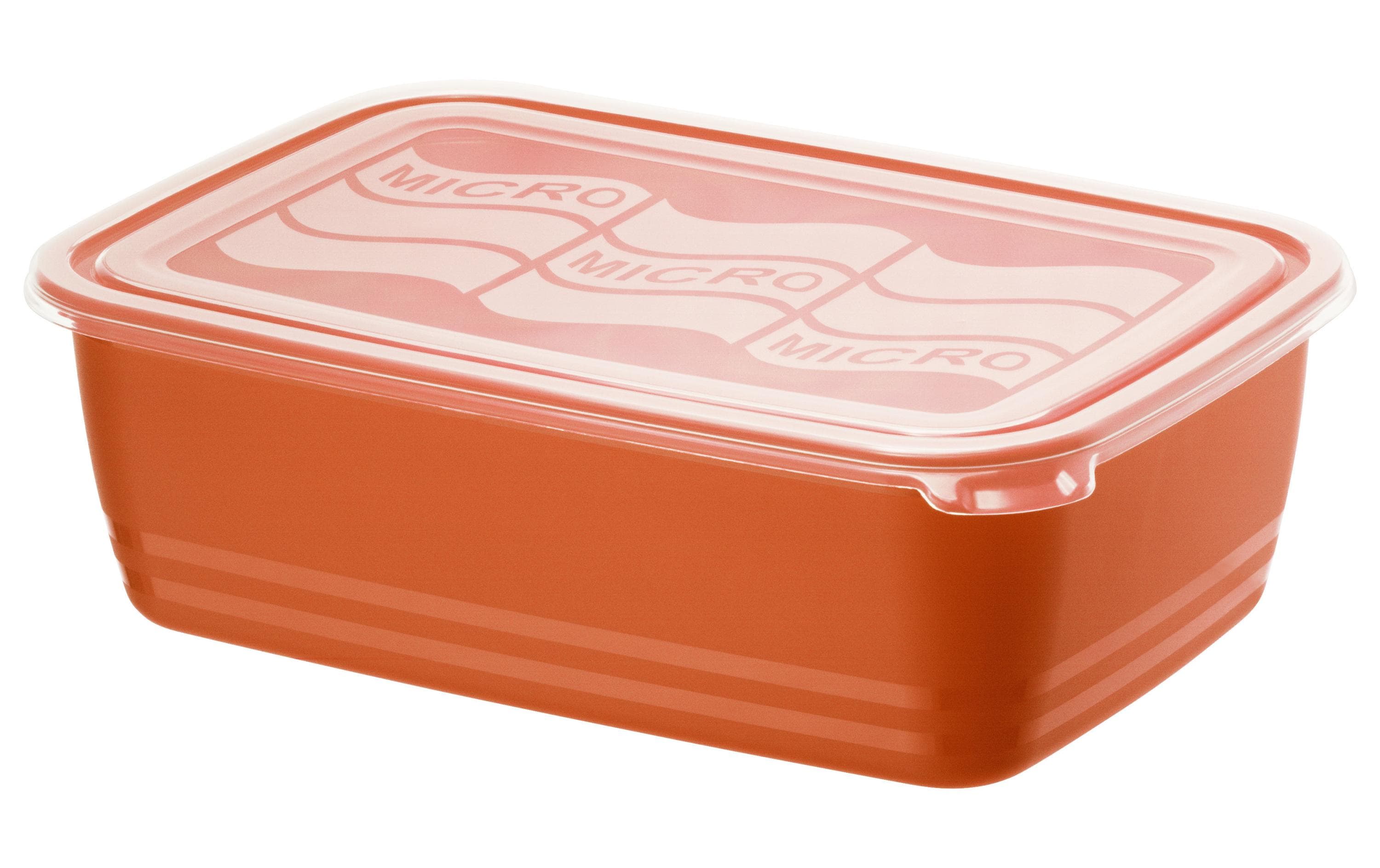 Rotho Mikrowellendose Eco Papaya 3.7 rot, 295x200x92 mm