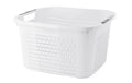 Rotho Wäschekorb Country 22 Liter weiss 435x335x225 mm