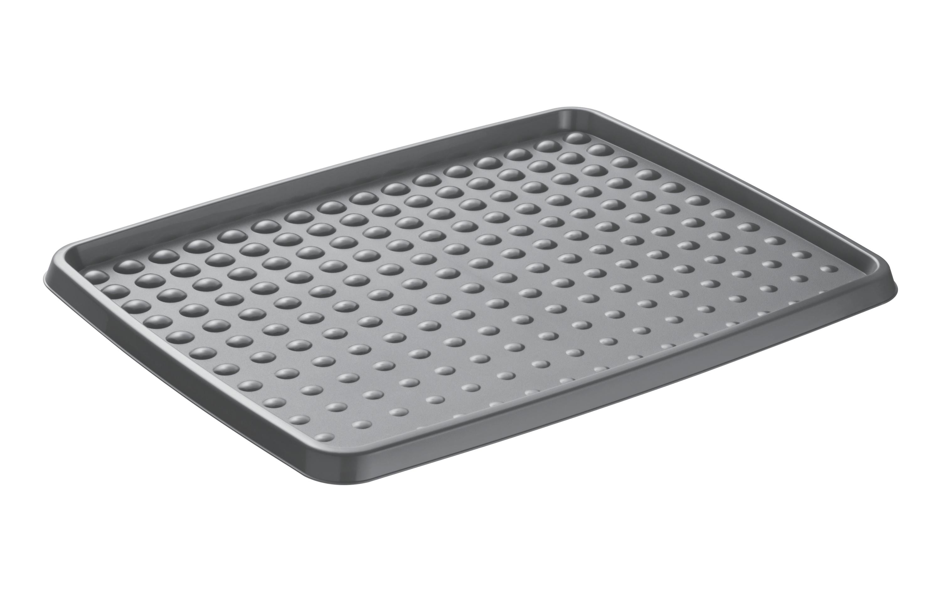 Rotho Schuhabtropfschale Drops anthrazit 480x370x18 mm